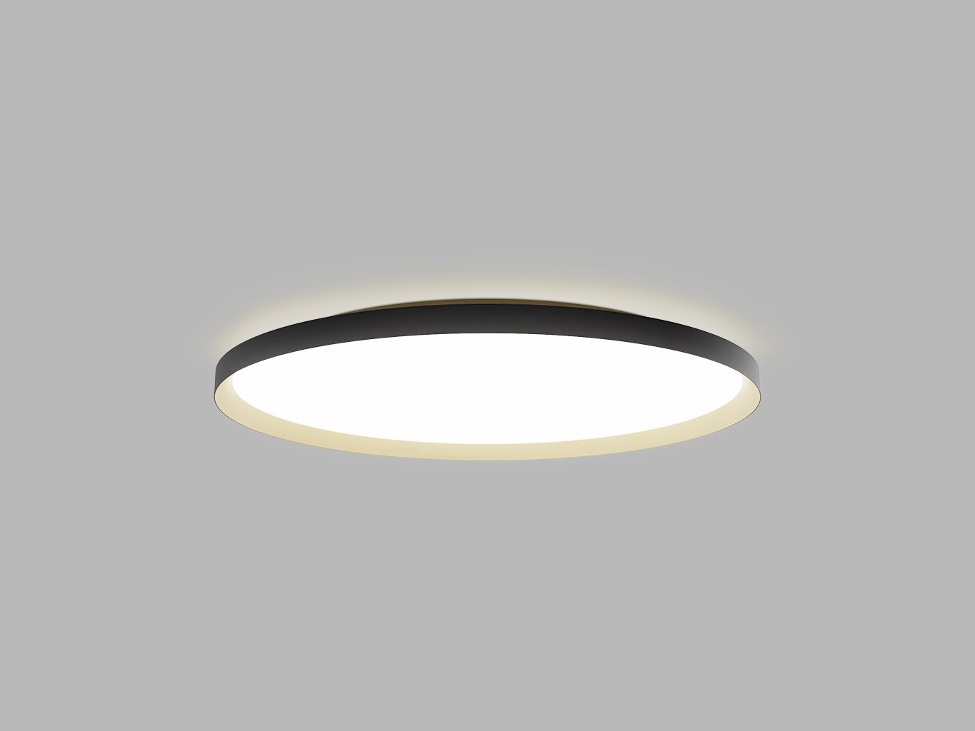 LED2 12750537DT LED2 Stropní svítidlo MOON 80, BG TRIAC DIM 88W 2CCT 3000K/4000K černá/šampaň - LED2 Lighting