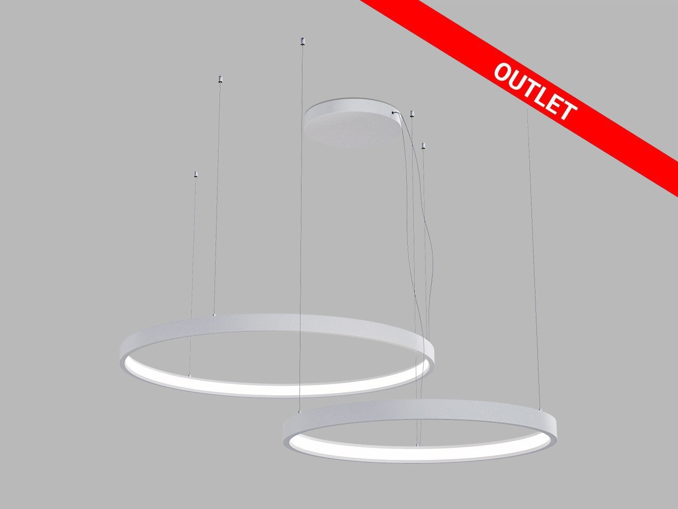 LED2 3275351DT LED2 Závěsné svítidlo CIRO SET 2 P-Z, W TRIAC DIM 100W 3000K/4000K bílá - LED2 Lighting