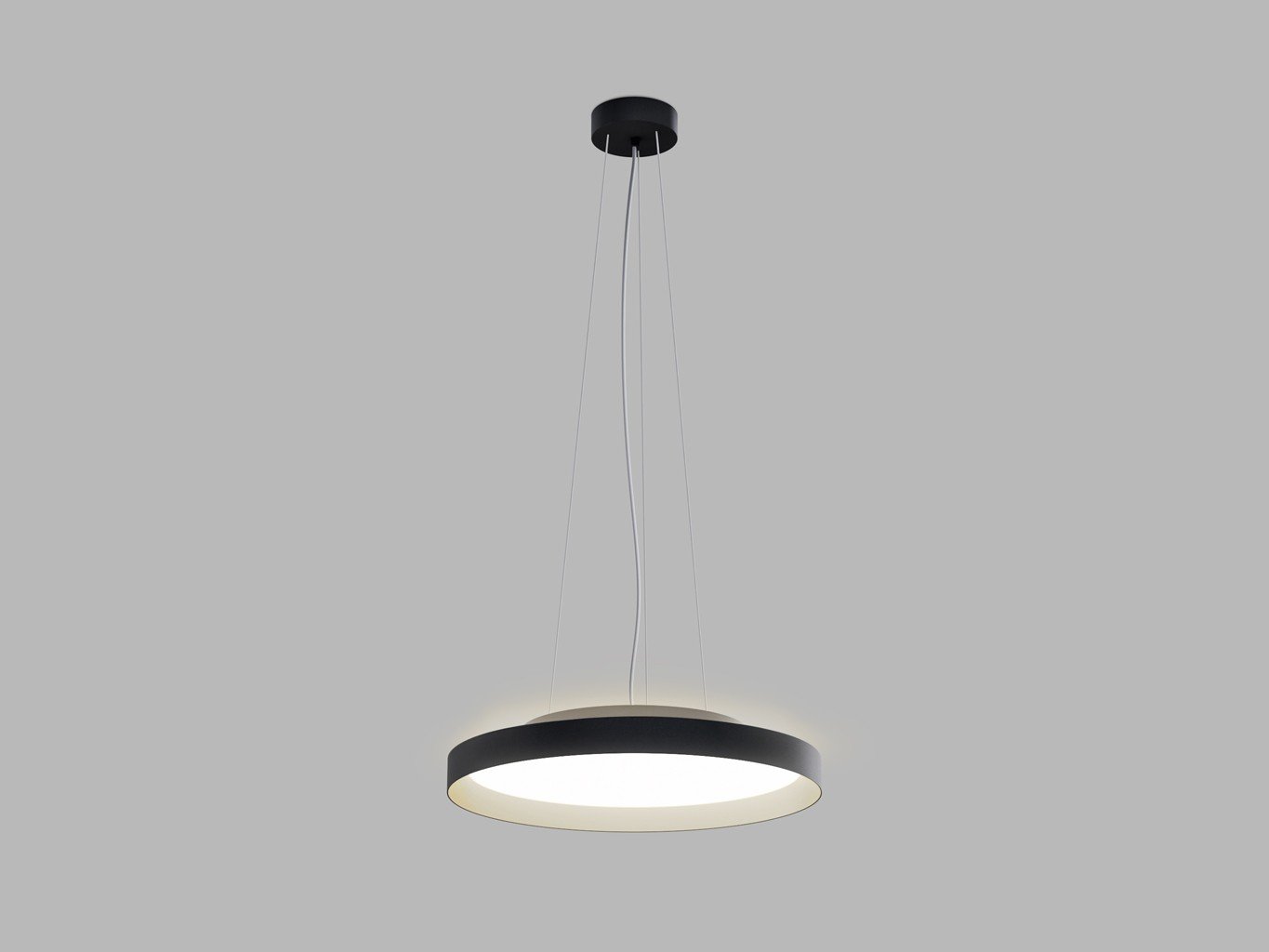 LED2 32748537 LED2 Závěsné svítidlo MOON 40 P/N-Z, BG 36W 2CCT 3000K/4000K černá/šampaň - LED2 Lighting