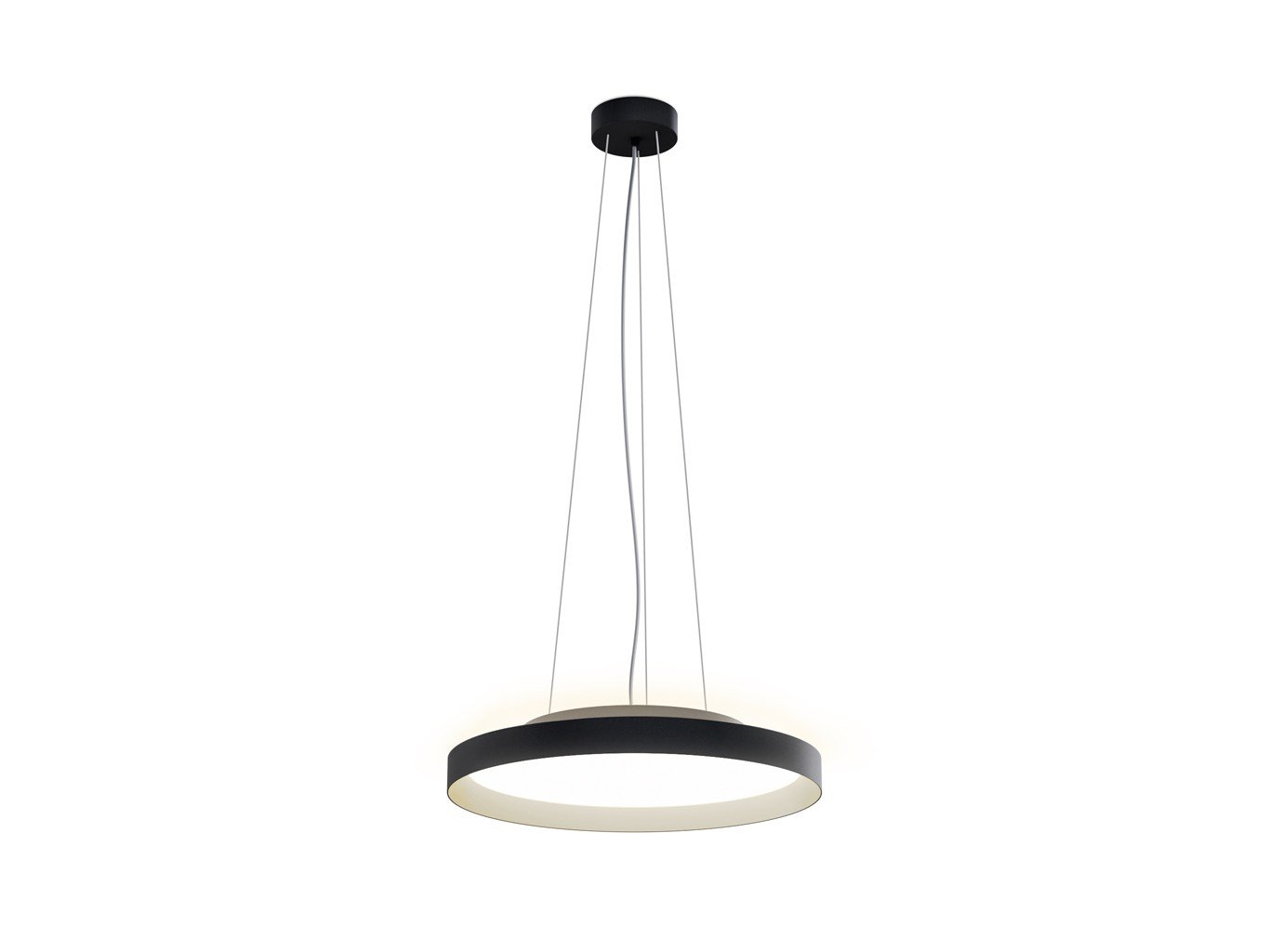 LED2 32748537 LED2 Závěsné svítidlo MOON 40 P/N-Z, BG 36W 2CCT 3000K/4000K černá/šampaň - LED2 Lighting (obrázek 4)