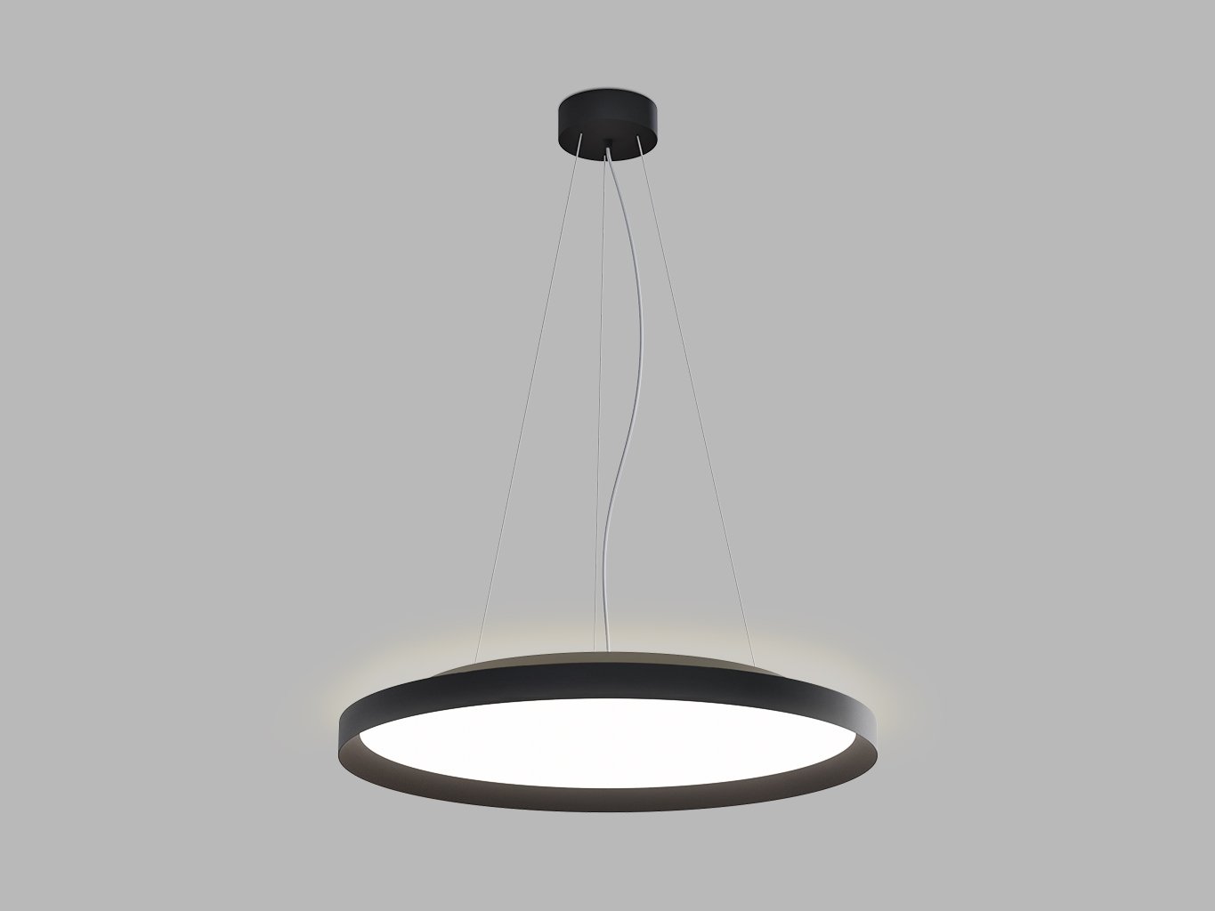 LED2 3274953D LED2 Závěsné svítidlo MOON 60 P/N-Z, B DALI/PUSH DIM 60W 2CCT 3000K/4000K černá - LED2 Lighting
