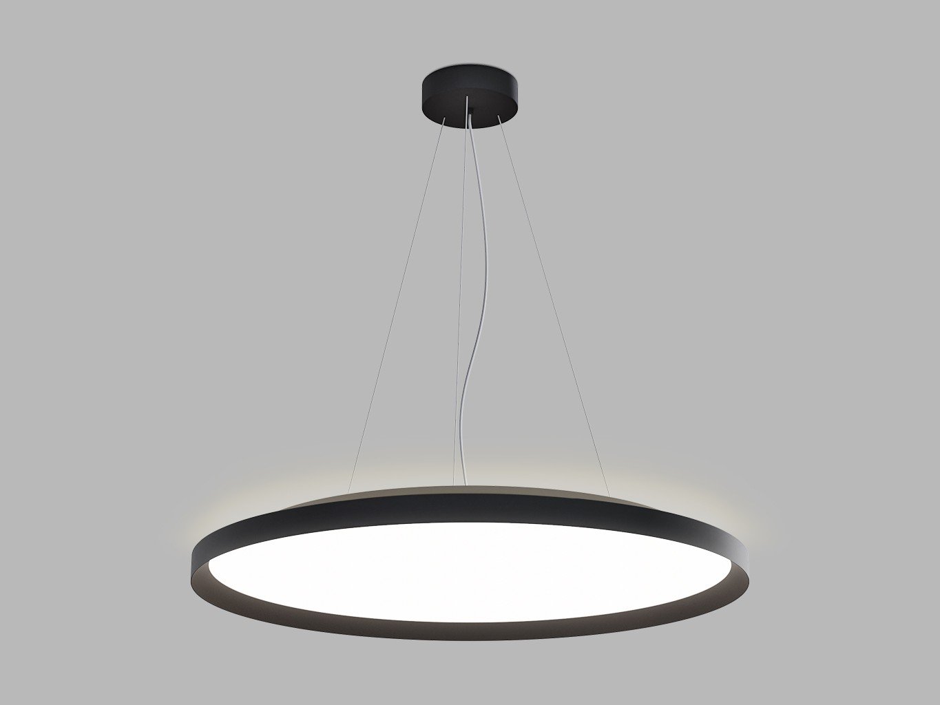 LED2 3275053DT LED2 Závěsné svítidlo MOON 80 P/N-Z, B TRIAC DIM 88W 2CCT 3000K/4000K černá - LED2 Lighting