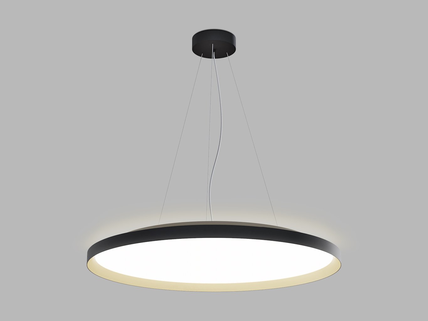 LED2 32750537DT LED2 Závěsné svítidlo MOON 80 P/N-Z, BG TRIAC DIM 88W 2CCT 3000K/4000K černá/šampaň - LED2 Lighting