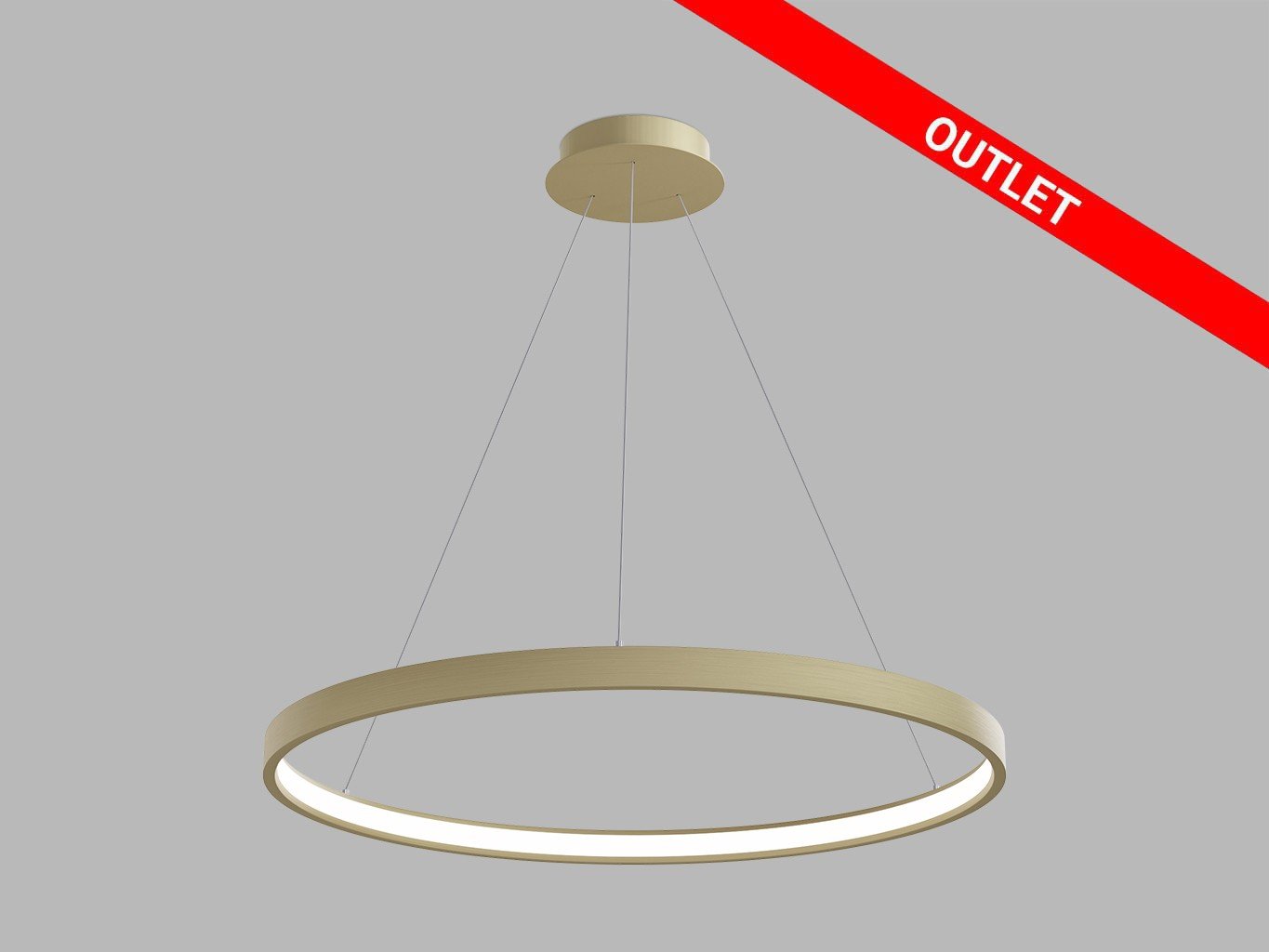 LED2 3275257D LED2 Závěsné svítidlo CIRO 80 P-Z, G DALI/PUSH DIM 60W 3000K/4000K zlatá - LED2 Lighting