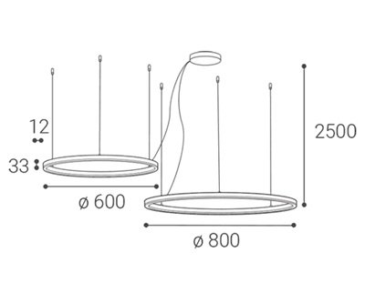 Obrázek produktu LED2 Závěsné svítidlo CIRCLE SET 2 P-Z, B DALI/PUSH DIM 104W 3000K/4000K černá - LED2 Lighting 2 Obrázek produktu LED2 Závěsné svítidlo CIRCLE SET 2 P-Z, B DALI/PUSH DIM 104W 3000K/4000K černá - LED2 Lighting 2