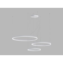 Obrázek pro produkt LED2 Závěsné svítidlo CIRCLE SET 3 P-Z, W DALI/PUSH DIM 136W 3000K/4000K bílá - LED2 Lighting