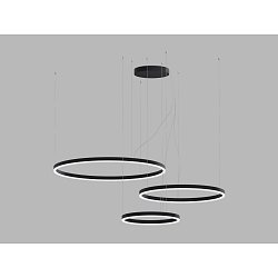 Obrázek pro produkt LED2 Závěsné svítidlo CIRCLE SET 3 P-Z, B DALI/PUSH DIM 136W 3000K/4000K černá - LED2 Lighting