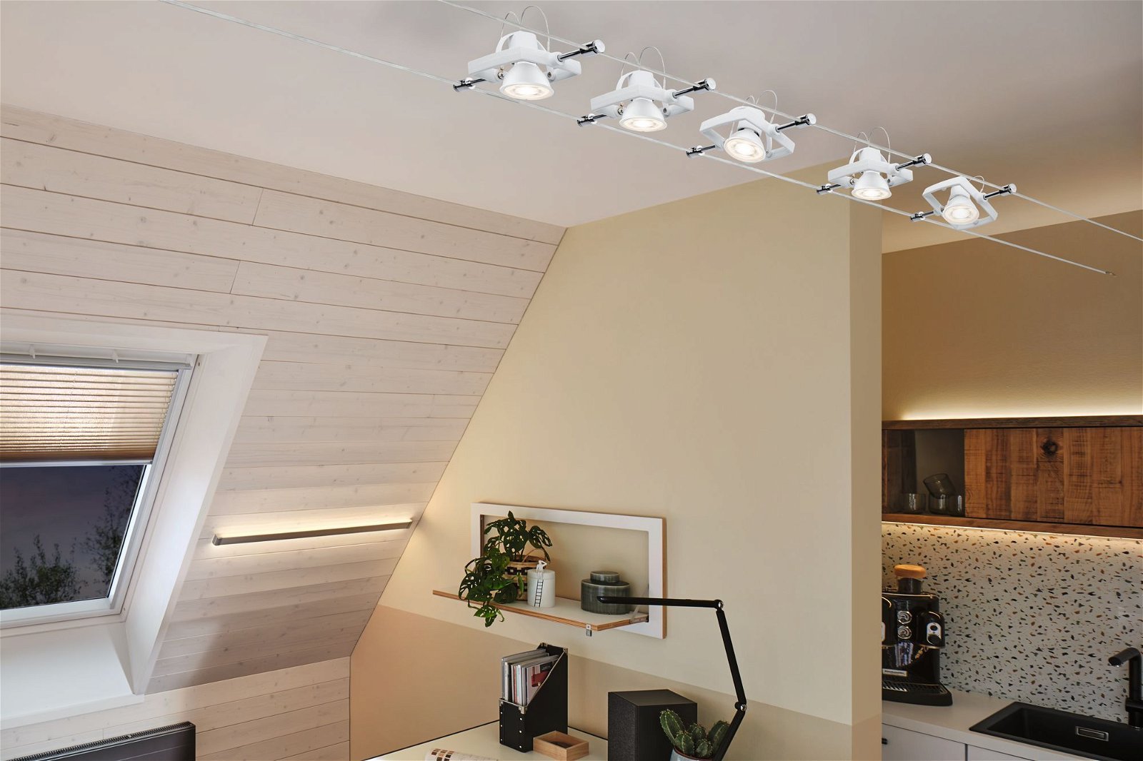 P 29104 Standard 12V 3-krokové-stmívatelné LED reflektor GU5,3 6W 4000K stmívatelné bílá mat - PAULMANN (obrázek 2)