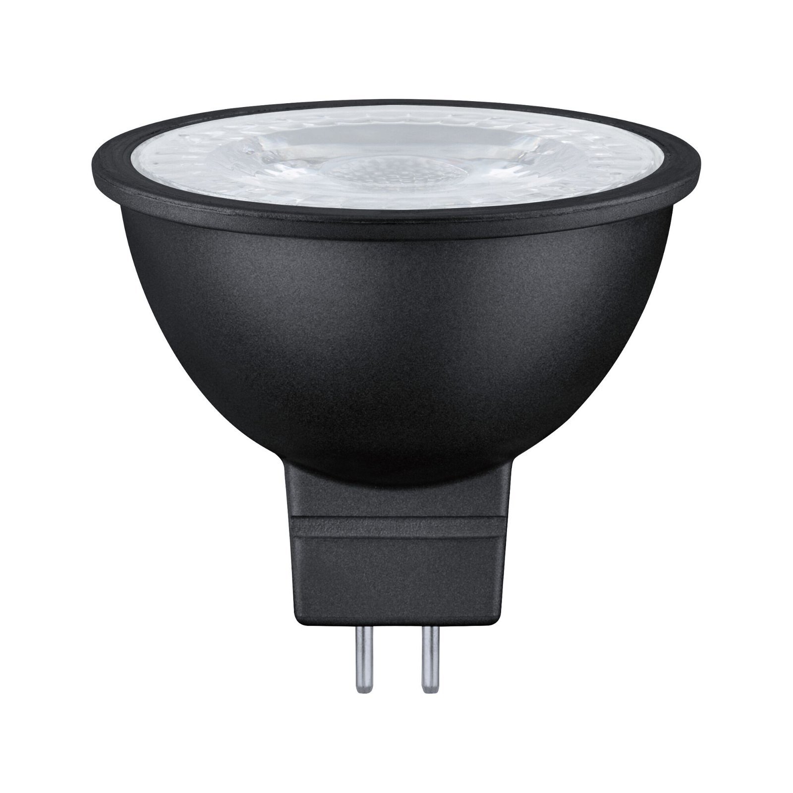 P 29105 Standard 12V 3-krokové-stmívatelné LED reflektor GU5,3 6W 3000K stmívatelné černá mat - PAULMANN
