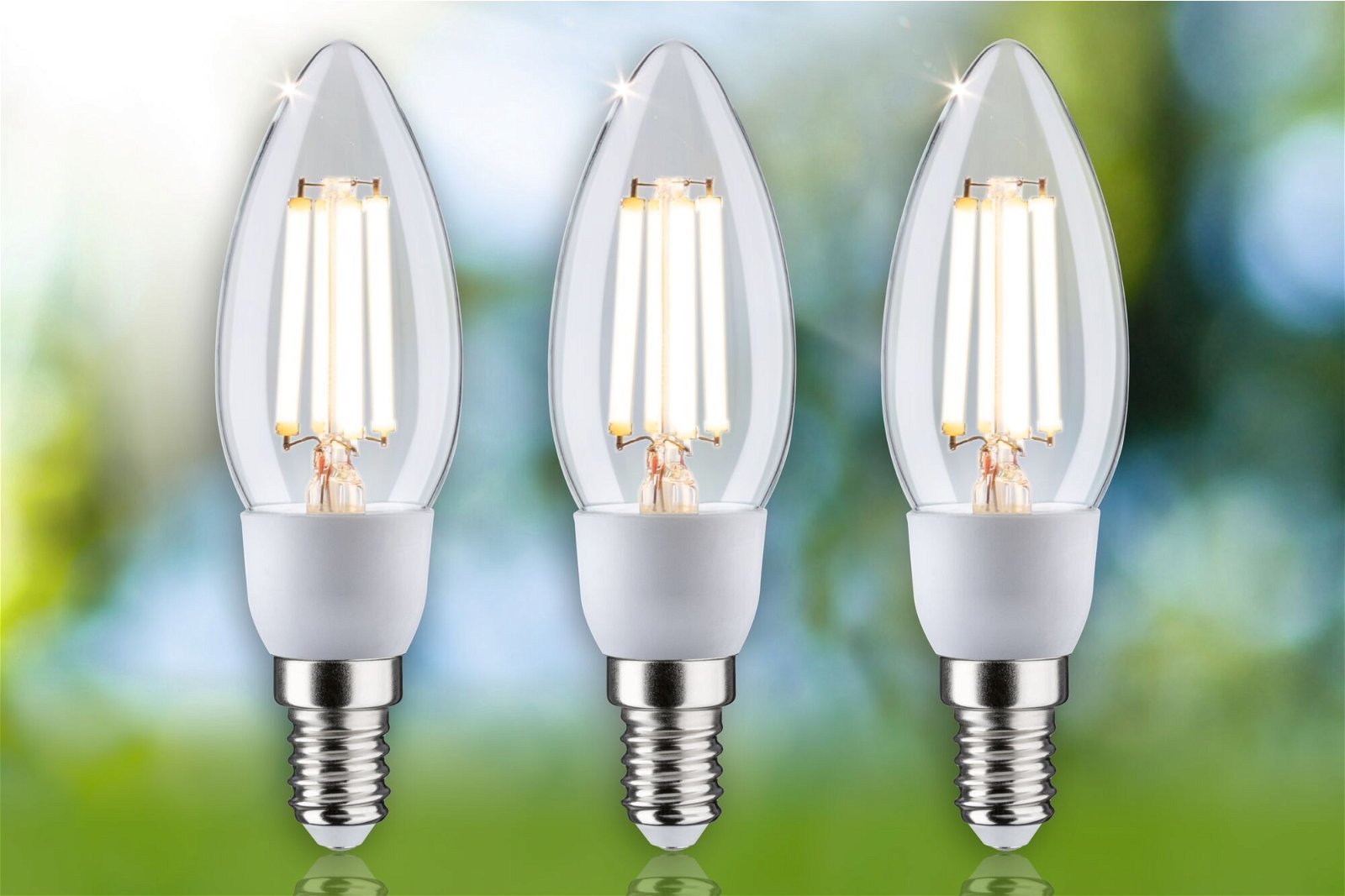 P 29133 Eco-Line Filament 230V LED svíčka E14 3x2,5W 3000K čirá - PAULMANN (obrázek 3)