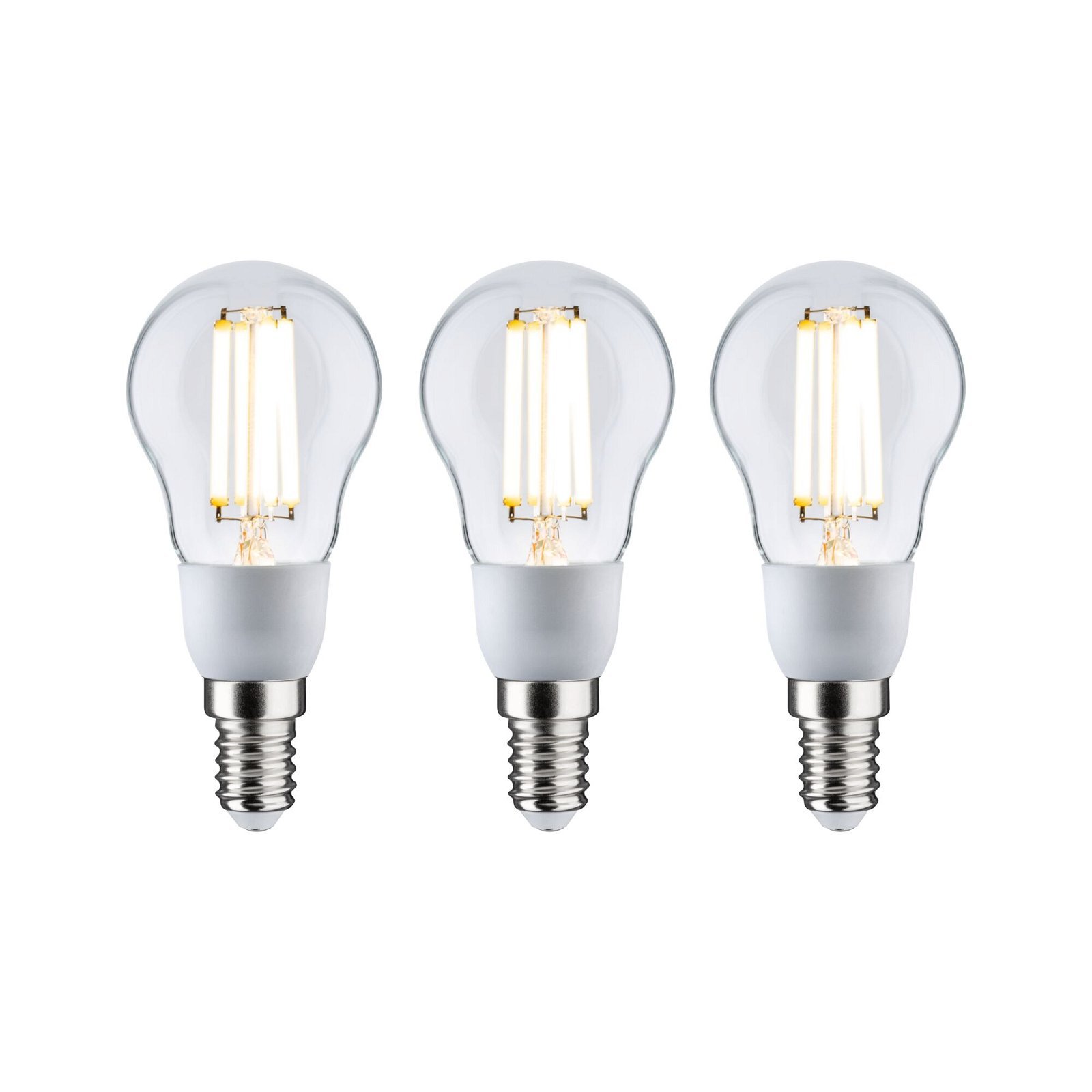 P 29134 Eco-Line Filament 230V LED kapka E14 3ks-sada 100mm 3x2,5W 3000K čirá - PAULMANN