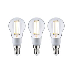 Obrázek pro produkt Eco-Line Filament 230V LED kapka E14 3ks-sada 100mm 3x2,5W 3000K čirá - PAULMANN