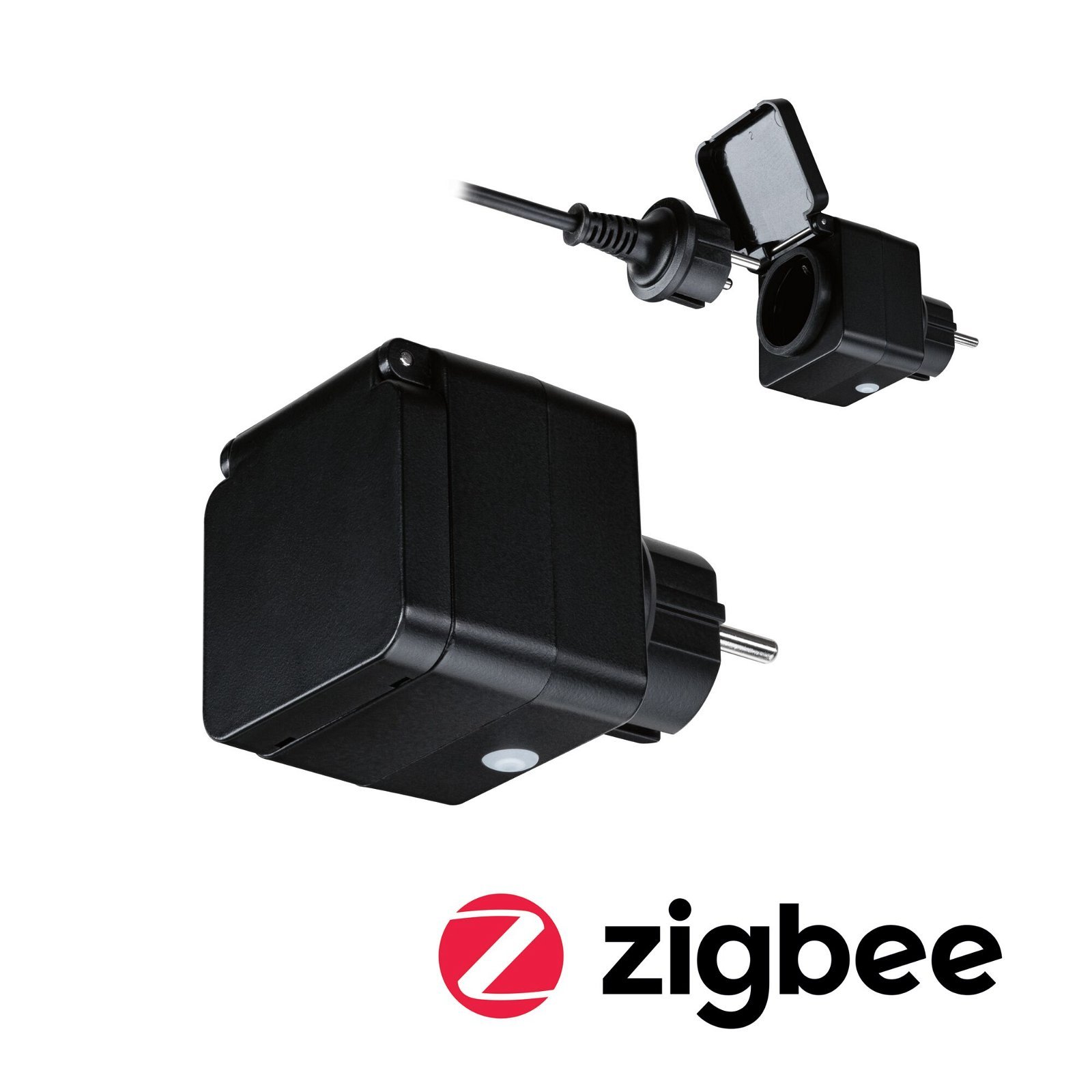 P 50138 Zásuvka Smart Plug Venkovní IP44 černá - PAULMANN