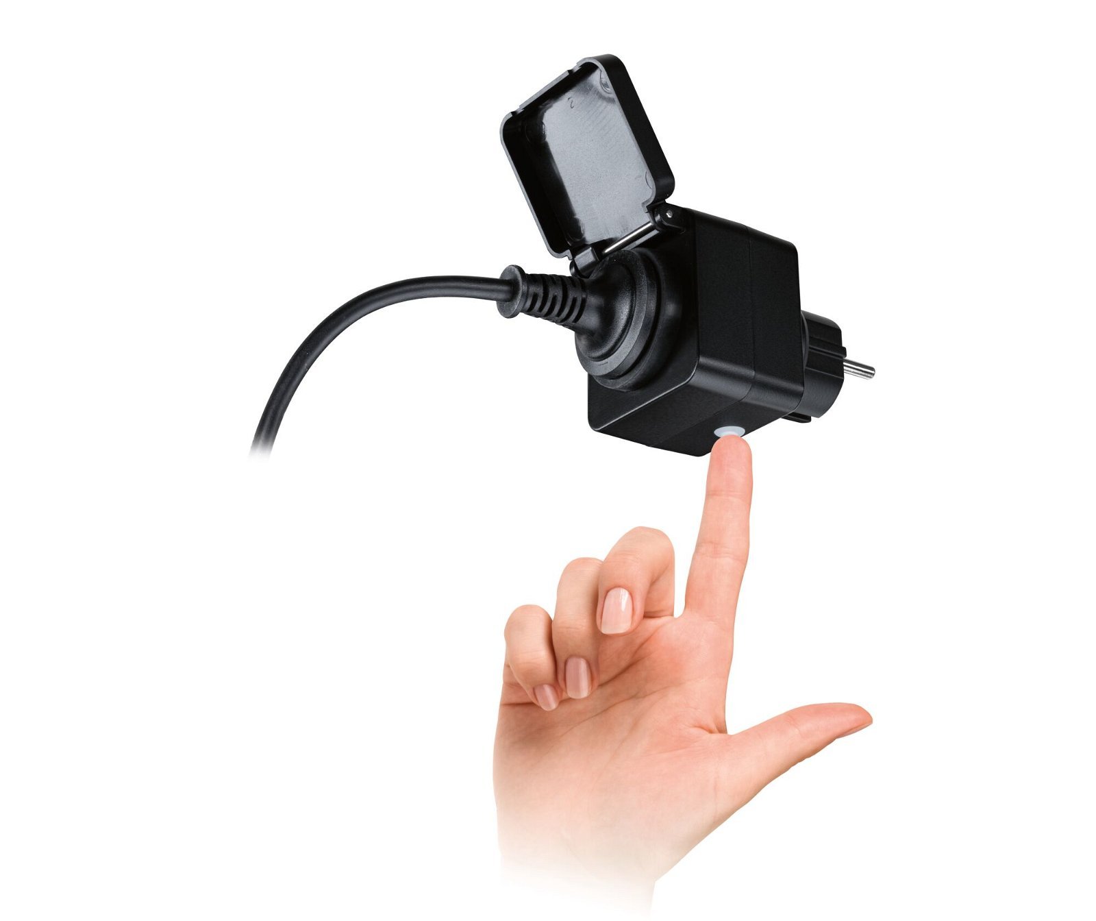 P 50138 Zásuvka Smart Plug Venkovní IP44 černá - PAULMANN (obrázek 5)