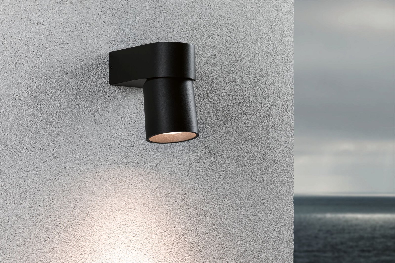 P 94820 LED venkovní nástěnné svítidlo Kimu IP44 80mm 3000K 8W 230V 70° antracit hliník - PAULMANN (obrázek 4)