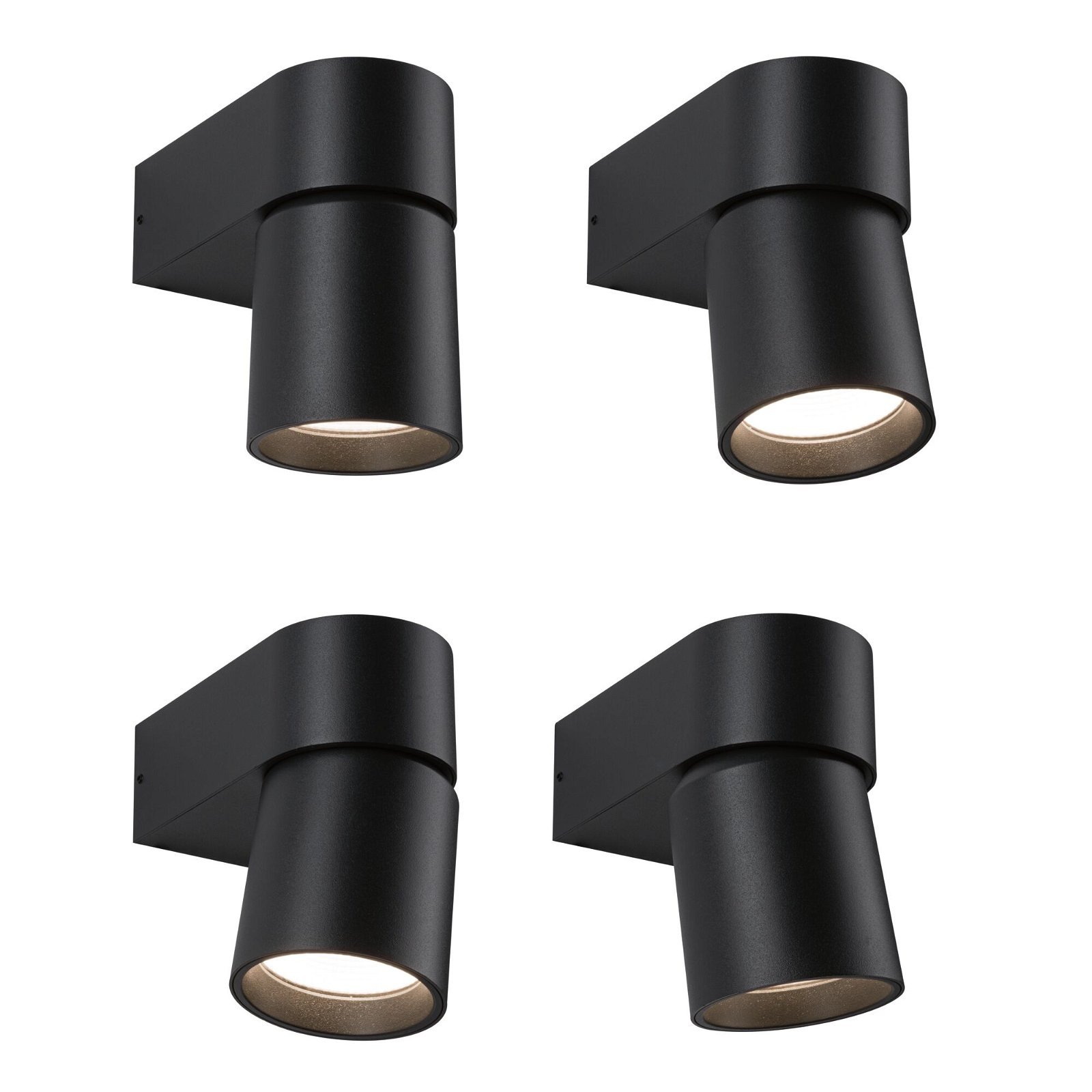 P 94820 LED venkovní nástěnné svítidlo Kimu IP44 80mm 3000K 8W 230V 70° antracit hliník - PAULMANN (obrázek 7)