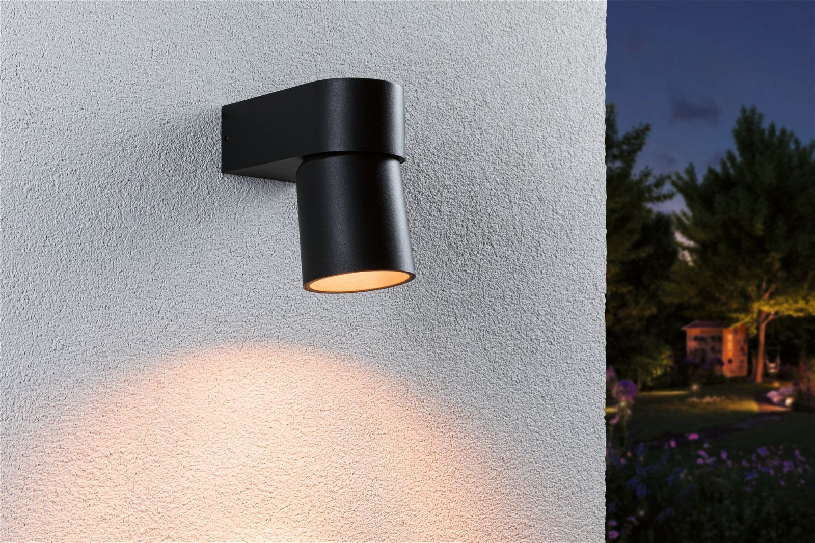 P 94821 LED venkovní nástěnné svítidlo Kimu neláká hmyz IP44 80mm 2200K 7,8W 230V 70° antracit hliník - PAULMANN (obrázek 4)