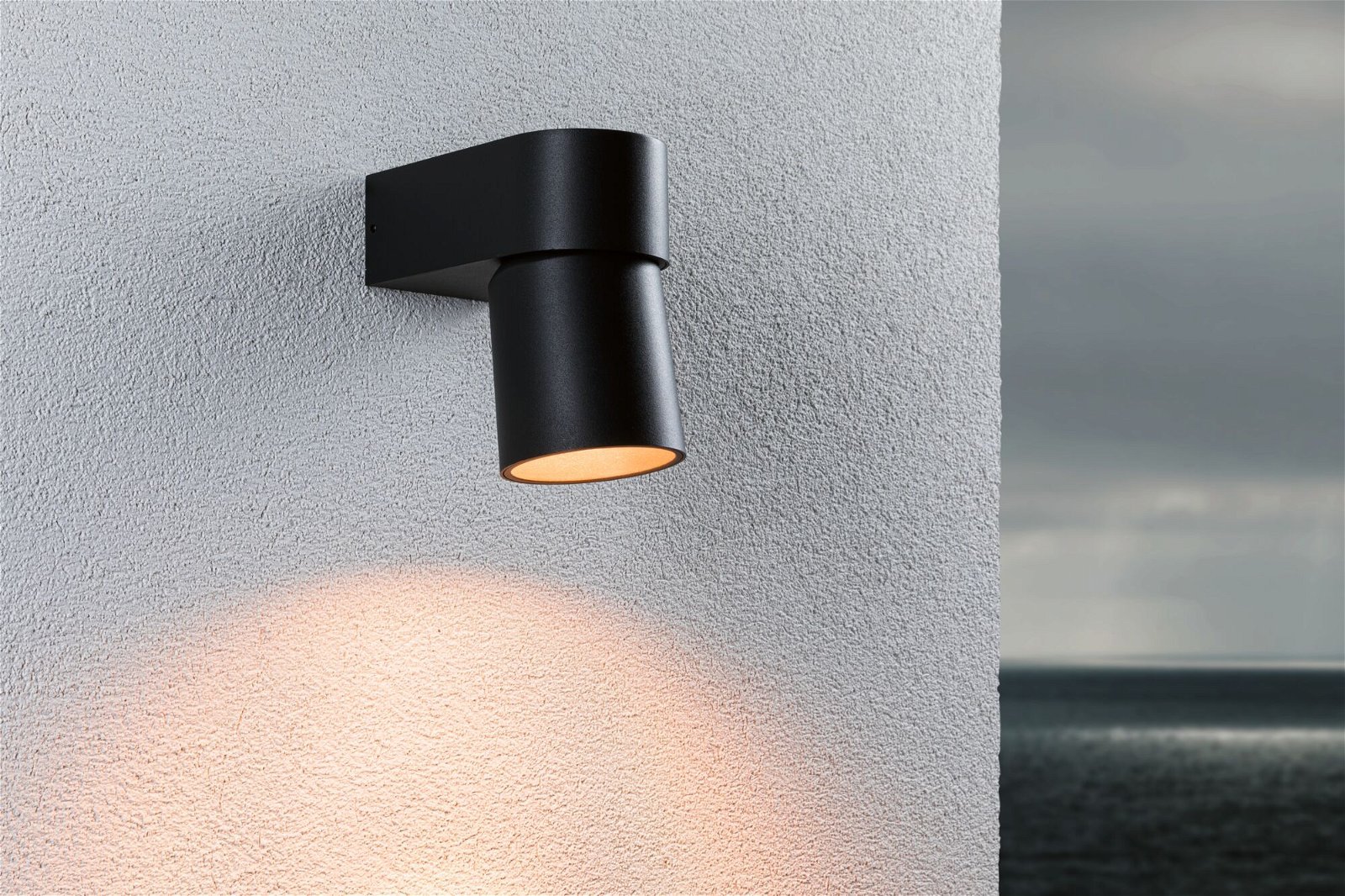 P 94821 LED venkovní nástěnné svítidlo Kimu neláká hmyz IP44 80mm 2200K 7,8W 230V 70° antracit hliník - PAULMANN (obrázek 5)