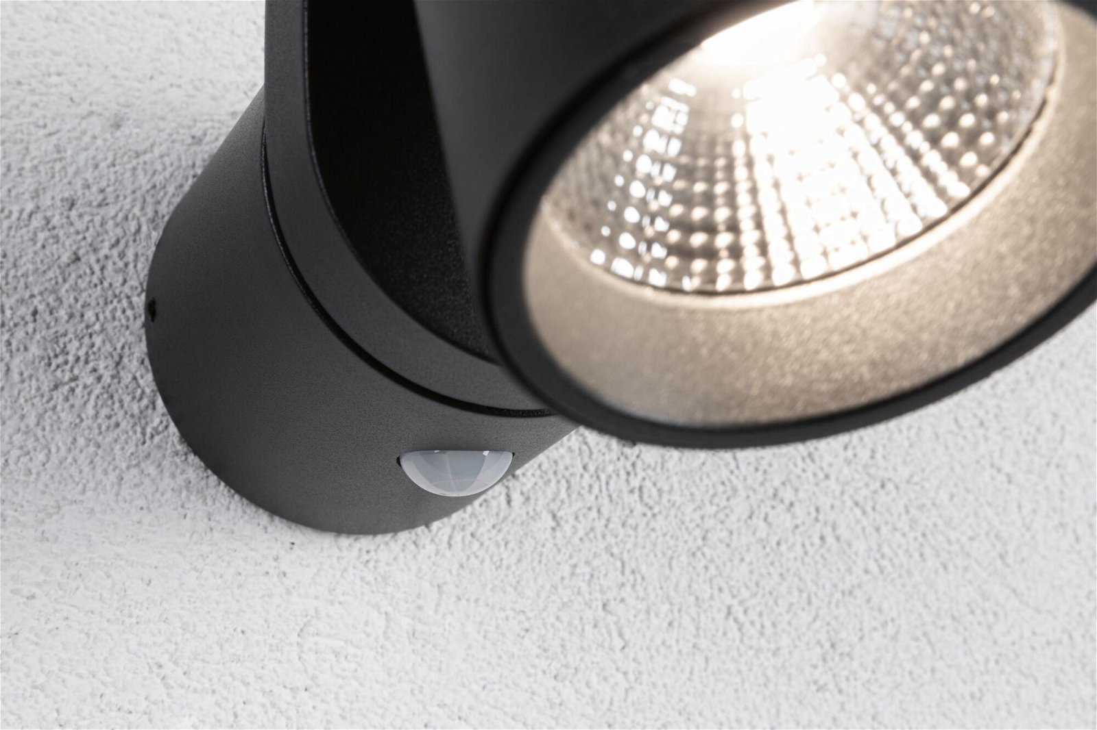 P 94830 LED venkovní nástěnné svítidlo Cuff pohybové čidlo IP44 76x217mm 3000K 10W 230V 70° antracit hliník - PAULMANN (obrázek 5)