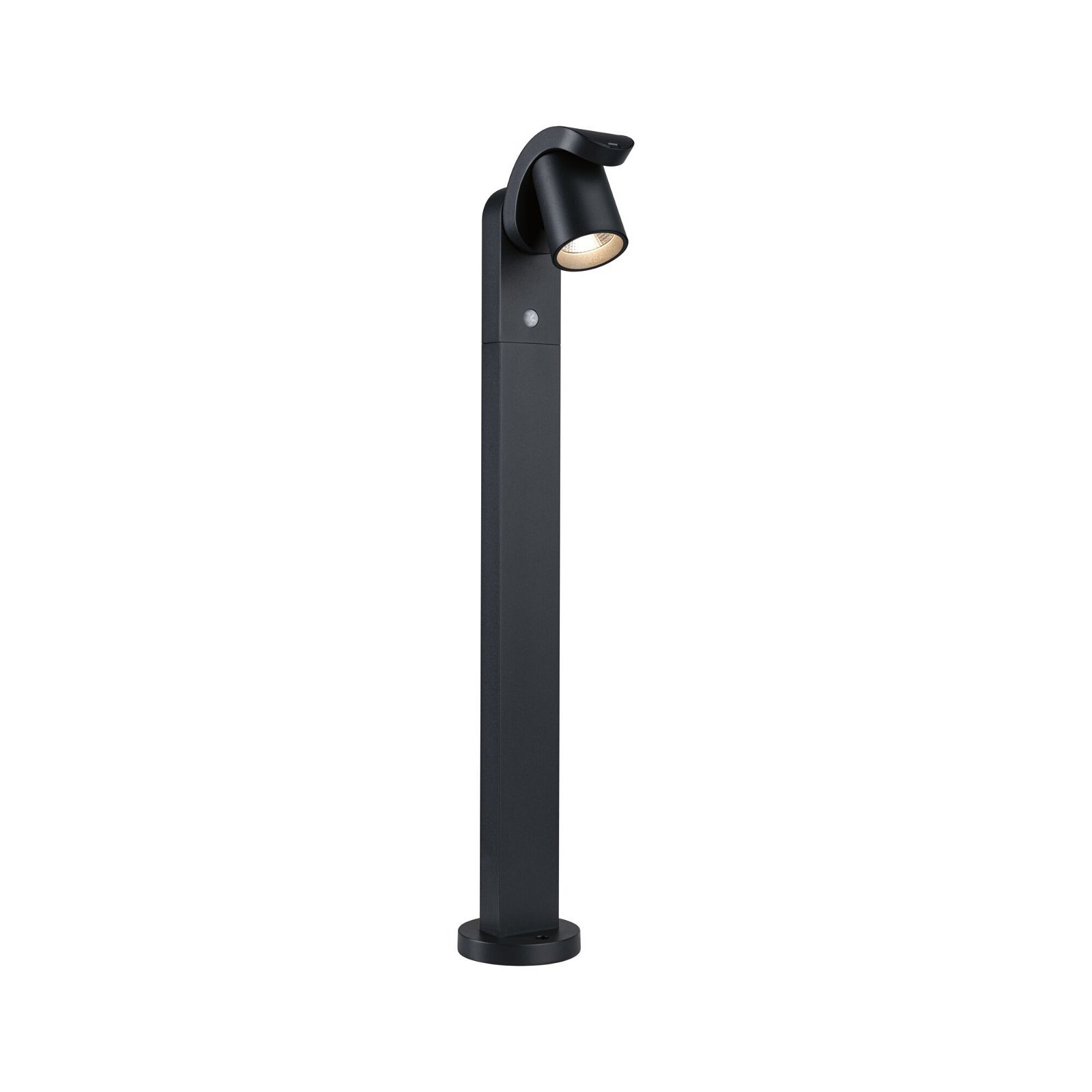 P 94831 LED stojací svítidlo Cuff pohybové čidlo IP44 782mm 3000K 10W 230V 70° antracit hliník - PAULMANN