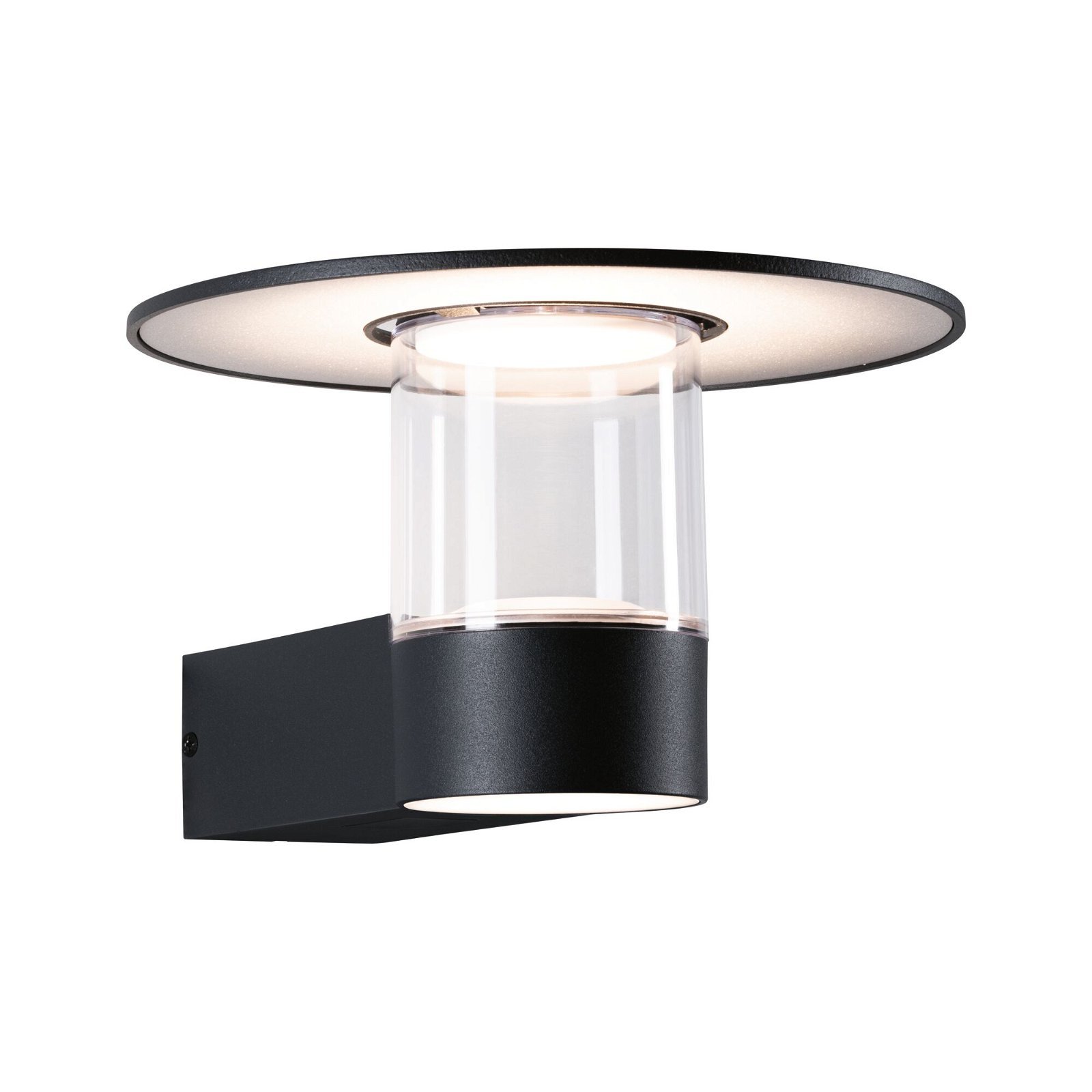P 94834 LED venkovní nástěnné svítidlo Sienna pohybové čidlo HF senzor IP44 212mm 3000K 9 / 1x3W 230V antracit hliník - PAULMANN