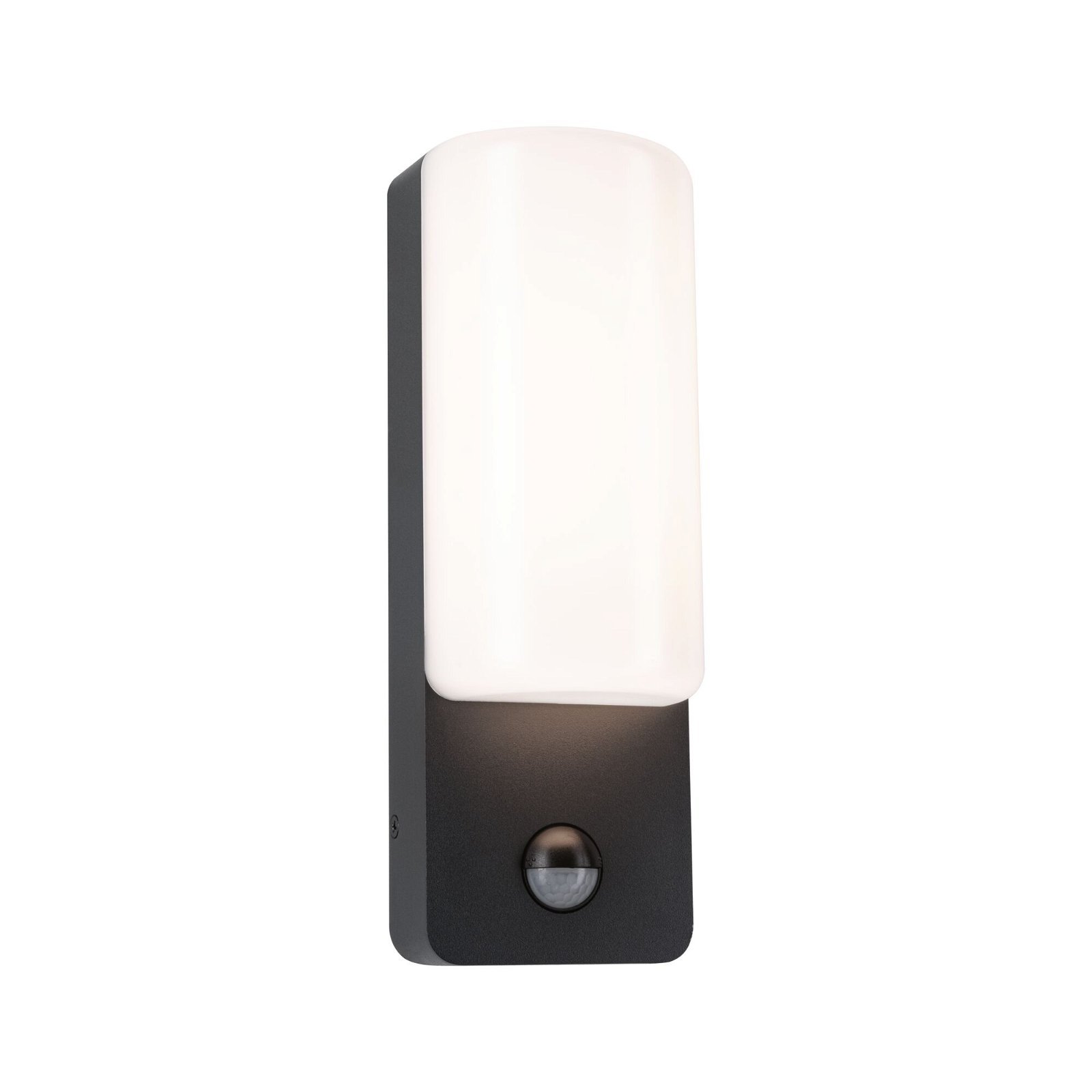 P 94851 LED venkovní nástěnné svítidlo Bonnie pohybové čidlo IP44 93x77mm 3000K 8,5W 230V antracit hliník - PAULMANN