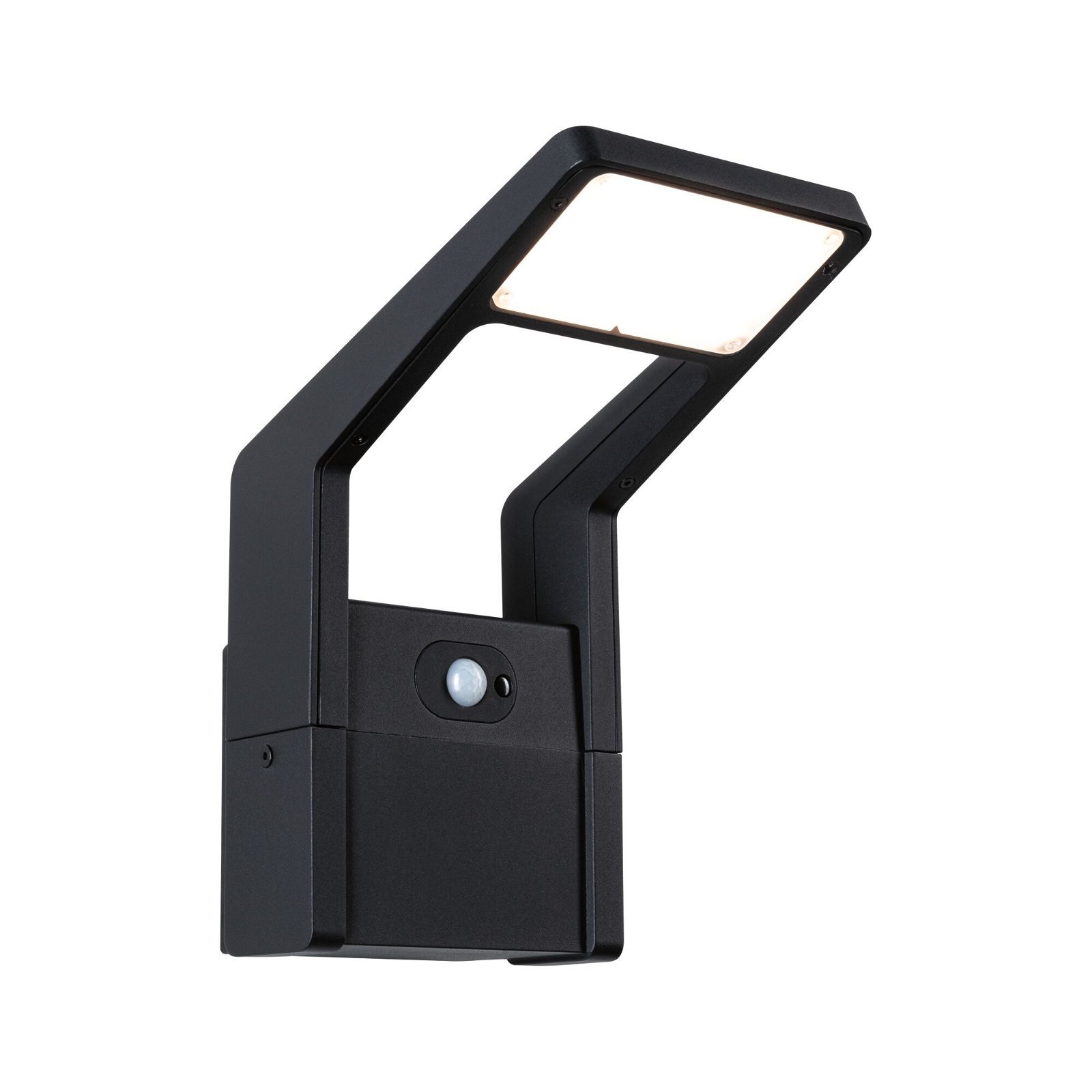 P 94859 LED venkovní nástěnné svítidlo Juntea pohybové čidlo IP44 140x217mm 3000K 11W 230V antracit hliník - PAULMANN