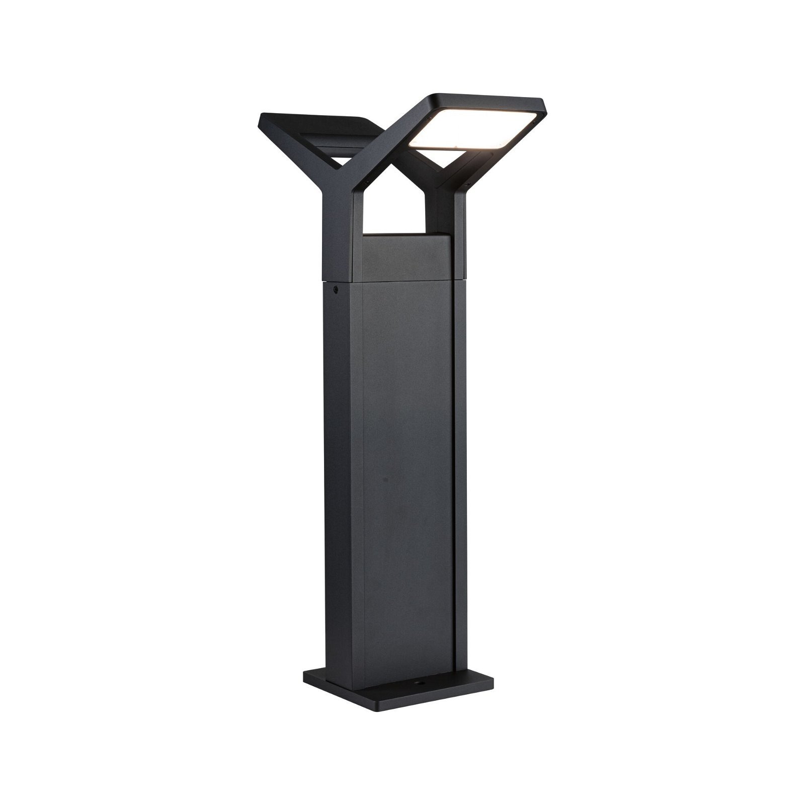 P 94861 LED stojací svítidlo Juntea IP44 585mm 3000K 2x12,5W 230V antracit hliník - PAULMANN