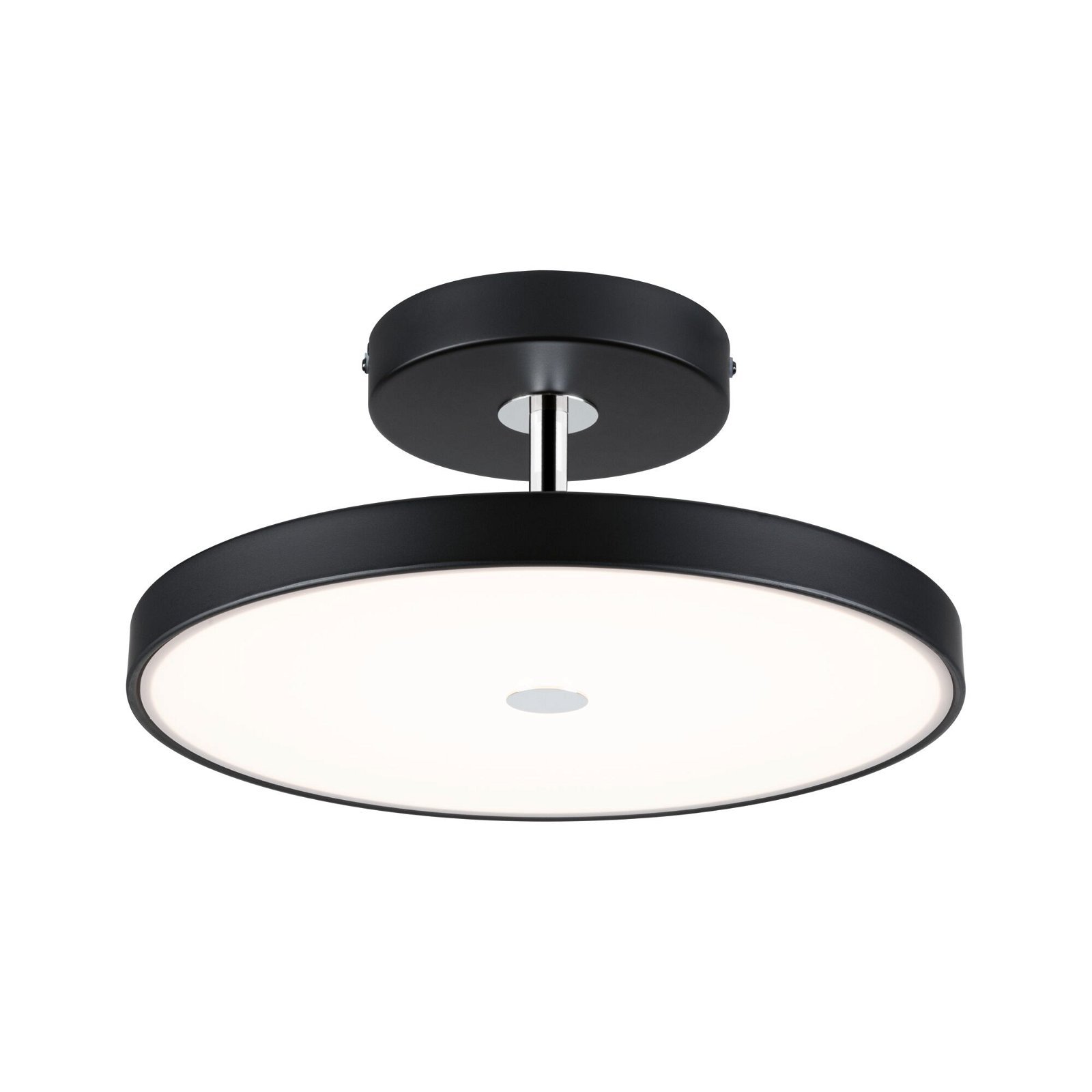 P 96781 LED stropní svítidlo 3-krokové-stmívatelné Hildor 2700K 230V 26,5W stmívatelné černá mat/chrom - PAULMANN