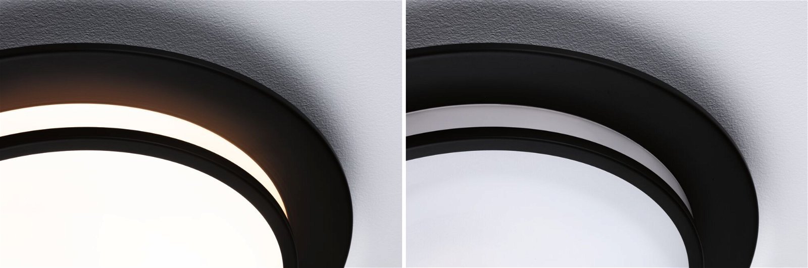 P 96785 LED stropní svítidlo 3-krokové-stmívatelné Egron 2700K 230V 16W stmívatelné černá mat - PAULMANN (obrázek 4)