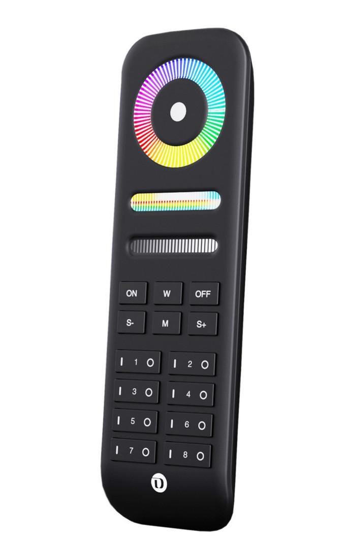 Obrázek produktu Deko-Light RF-smart, dálkové ovladání, černá, 8 zón, Single/CCT/RGB/RGBW/RGB+CCT - LIGHT IMPRESSIONS 2 Obrázek produktu Deko-Light RF-smart, dálkové ovladání, černá, 8 zón, Single/CCT/RGB/RGBW/RGB+CCT - LIGHT IMPRESSIONS 2
