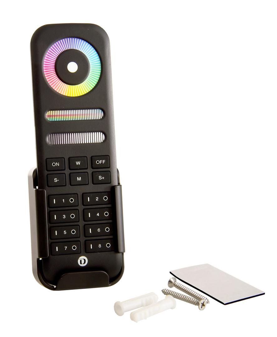 Obrázek produktu Deko-Light RF-smart, dálkové ovladání, černá, 8 zón, Single/CCT/RGB/RGBW/RGB+CCT - LIGHT IMPRESSIONS 4 Obrázek produktu Deko-Light RF-smart, dálkové ovladání, černá, 8 zón, Single/CCT/RGB/RGBW/RGB+CCT - LIGHT IMPRESSIONS 4