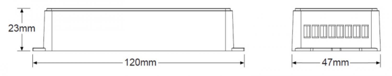 IMPR 843505 Deko-Light RF-smart, LED stmívač 5v1, 5 kanálový, 12-48V DC, 20A RF / Zigbee 3.0 / Intelli-Push (obrázek 6)