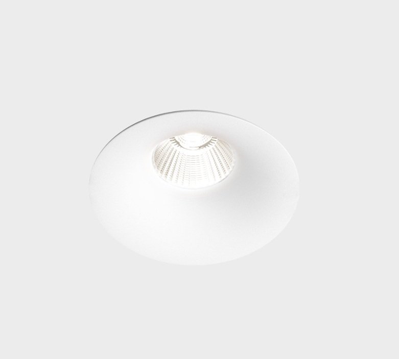 Levně KHL K50150.01.RF.WH-WH.38.ST.9.30 AKCE - Zápustné svítidlo LUXO bílé LED 8W 3000K 85mm 800lm kulaté - KOHL-LIGHTING