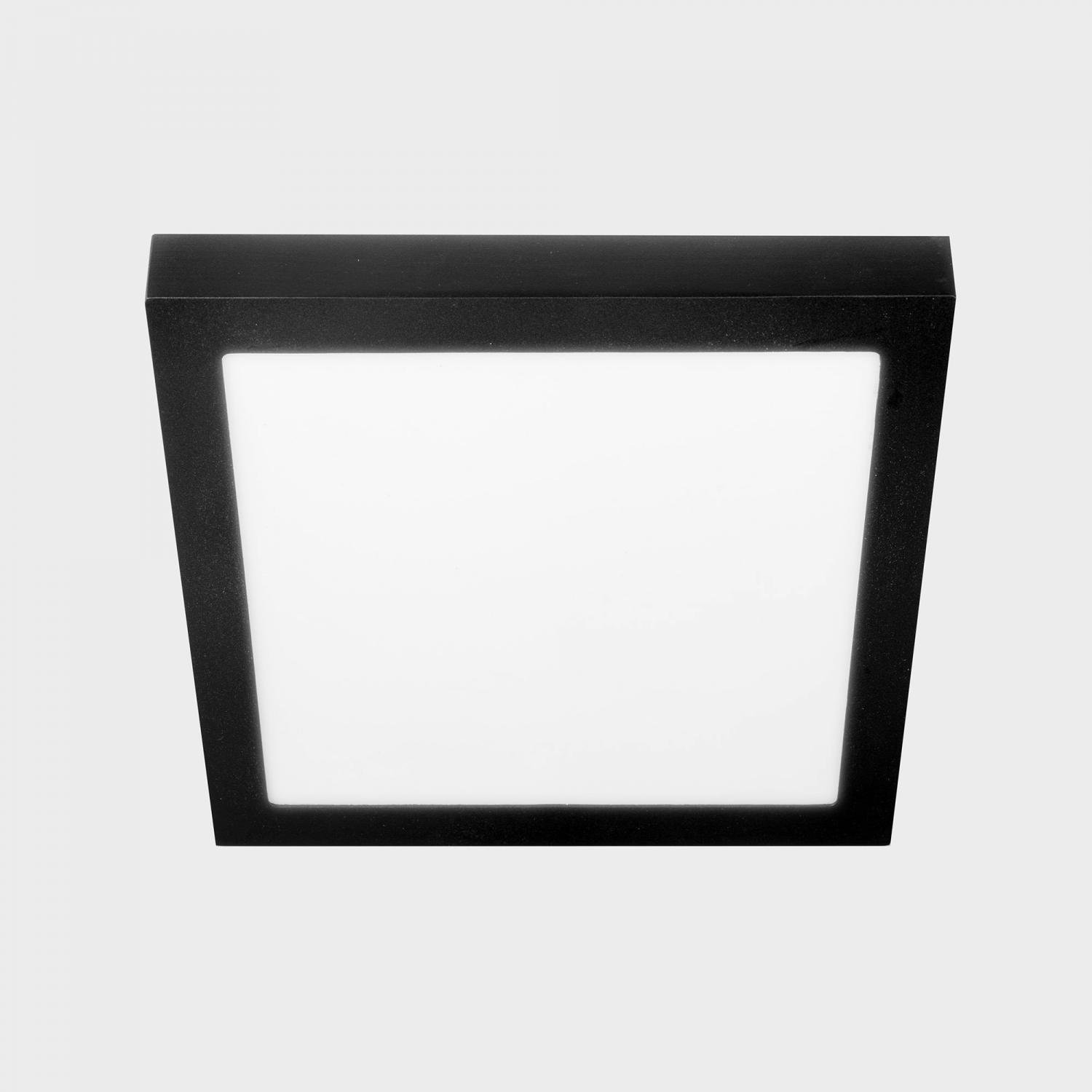 KHL K51701.04.SR.BK-BK.OP.ST.8.30.DA DISC SLIM SQ stropní svítidlo černá 24 W 3000K DALI - KOHL-Lighting