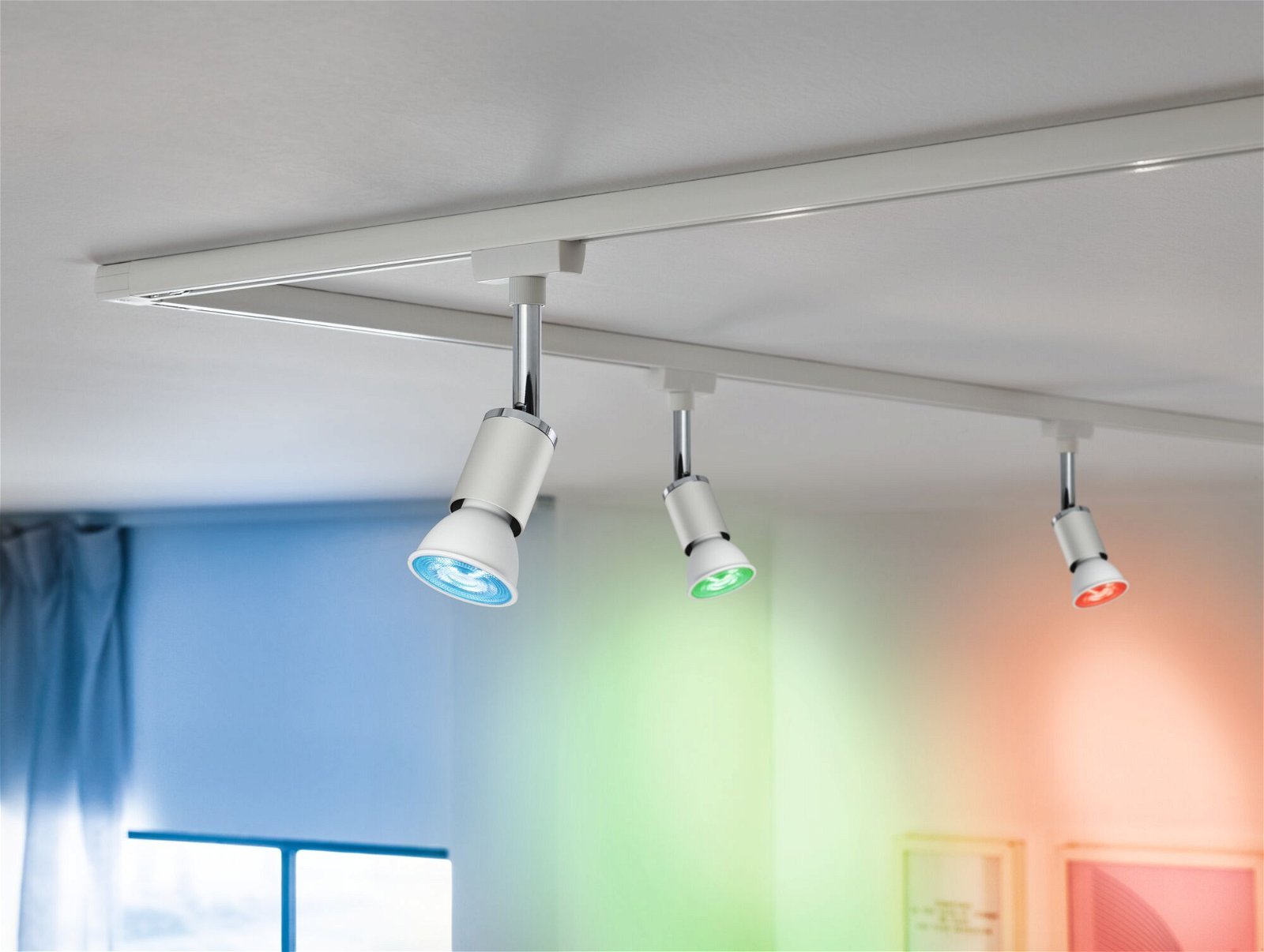 P 29147 Standard 230V Smart Home Zigbee 3.0 LED reflektor GU10 4,8W RGBW+ stmívatelné bílá mat - PAULMANN (obrázek 3)
