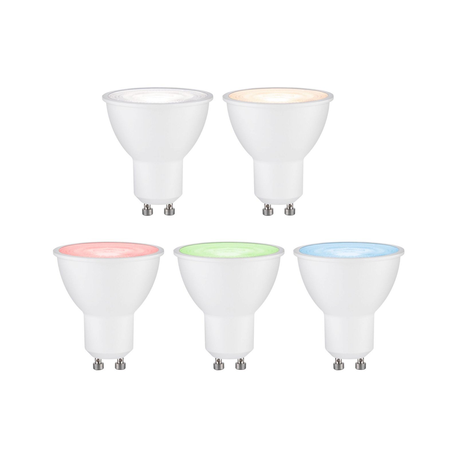 P 29147 Standard 230V Smart Home Zigbee 3.0 LED reflektor GU10 4,8W RGBW+ stmívatelné bílá mat - PAULMANN (obrázek 7)