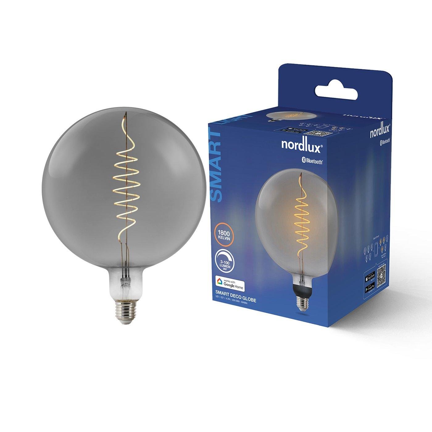 NOR 2280032747 Smart E27 G200 Deco 1800K LED žárovka kouřová - NORDLUX