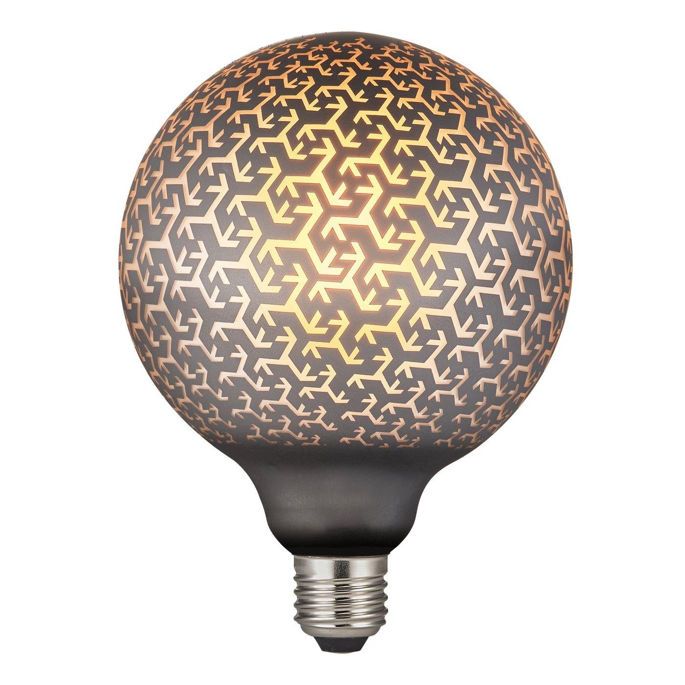 NOR 2290012703 Deco E27 G125 Pattern Dim 1800K 100lm - NORDLUX