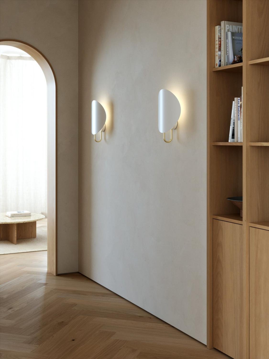 NOR 2320361001 Spargo nástěnné svítidlo bílá/mosaz - NORDLUX