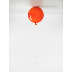 Obrázek pro produkt Stropní svítidlo Memory průměr skla 30cm E27 15W ORANŽOVÁ matná - BROKIS C