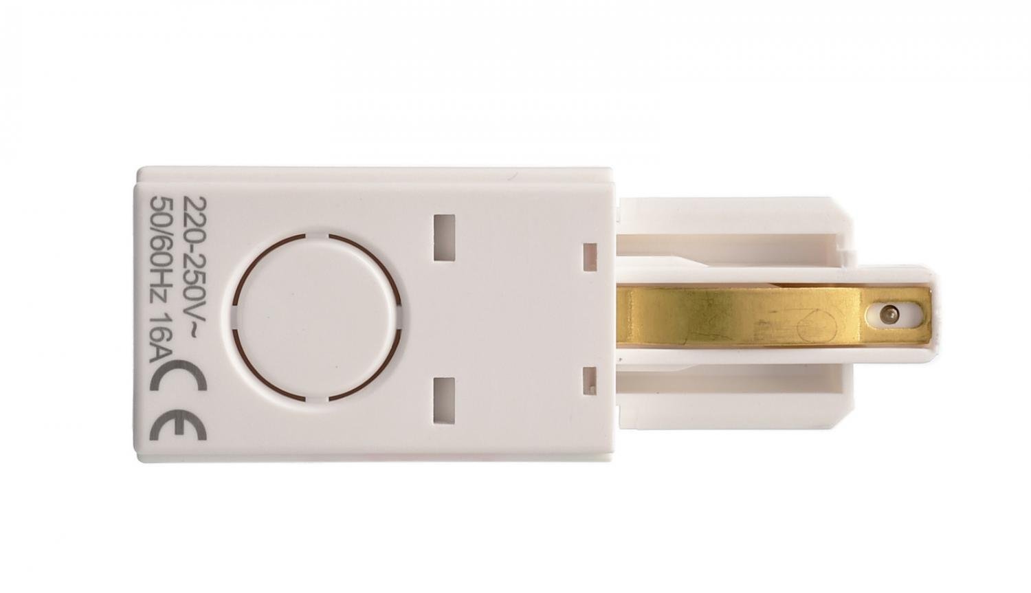 IMPR 720006 Deko-Light 1-fázový kolejnicový systém, D One napájení, levé, 220-240V bílá RAL 9016 71 mm (obrázek 3)