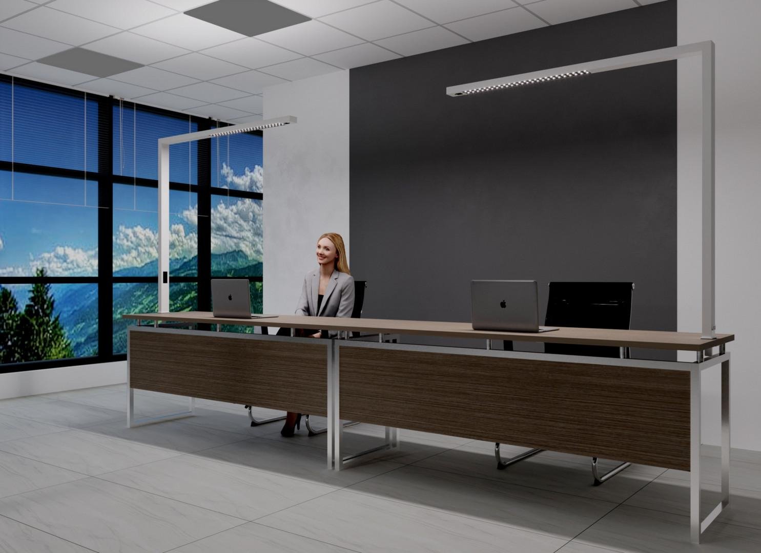 Obrázek produktu Deko-Light stolní lampa, Office Three Standard, Motion, 80 W, DIM, 4000 K, 220-240V 10100 lm 1159 mm stříbrná - LIGHT IMPRESSIONS 11 Obrázek produktu Deko-Light stolní lampa, Office Three Standard, Motion, 80 W, DIM, 4000 K, 220-240V 10100 lm 1159 mm stříbrná - LIGHT IMPRESSIONS 11
