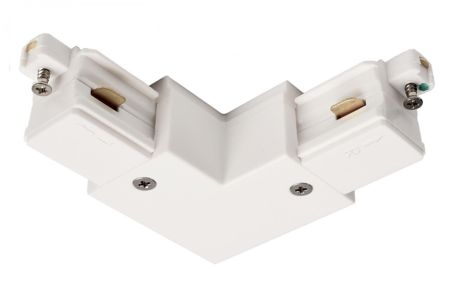 IMPR 720018 Deko-Light 1-fázový kolejnicový systém, D One 90°-spojka, pravé, 220-240V bílá RAL 9016 73 mm - LIGHT IMPRESSIONS