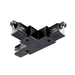 Obrázek pro produkt Deko-Light 1-fázový kolejnicový systém, D One T-spojka, levé-levé-pravé, 220-240V černá RAL 9011 121 mm - DEKOLIGHT