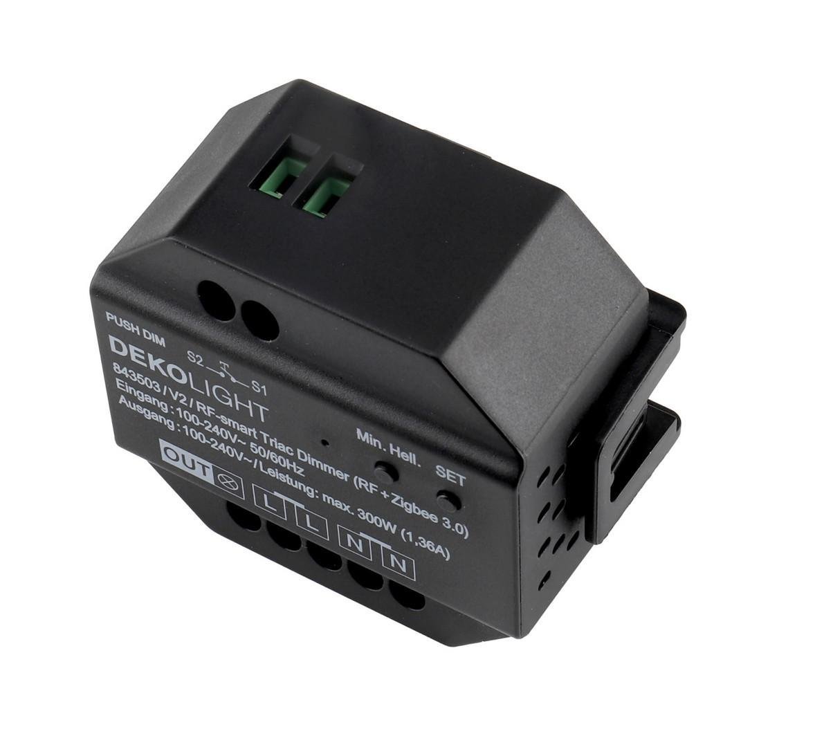 IMPR 843503 Deko-Light stmívač, RF-smart, 230V, 300W, IP20 RF / Zigbee 3.0 / Intelli-Push / triak (obrázek 4)