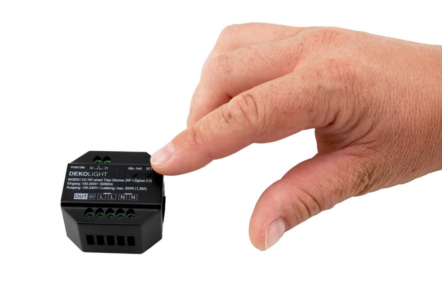 IMPR 843503 Deko-Light stmívač, RF-smart, 230V, 300W, IP20 RF / Zigbee 3.0 / Intelli-Push / triak (obrázek 6)