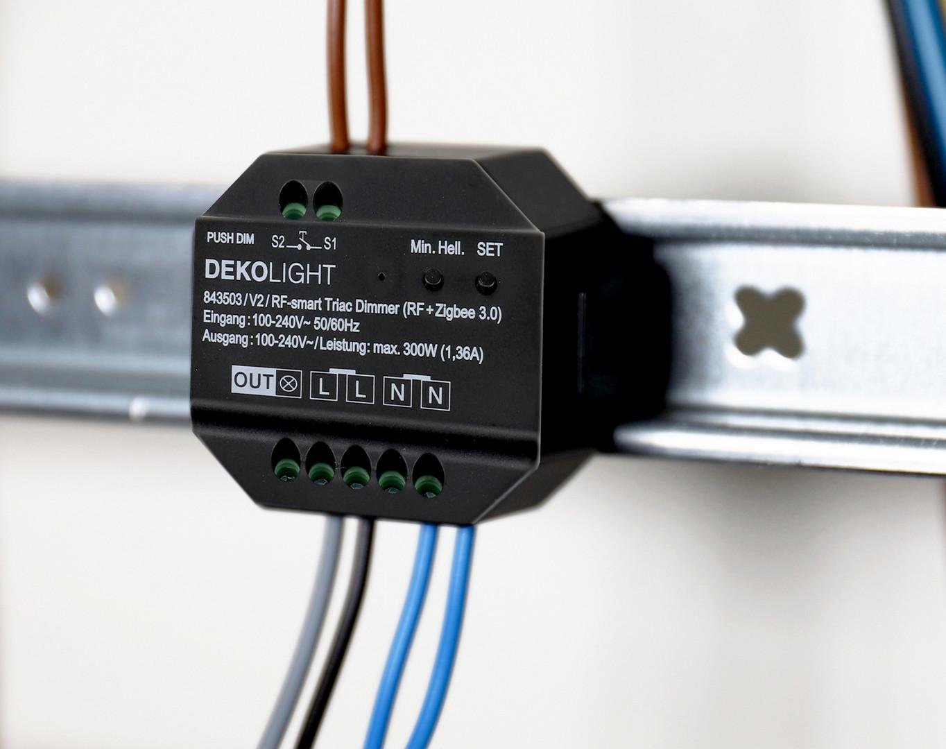 IMPR 843503 Deko-Light stmívač, RF-smart, 230V, 300W, IP20 RF / Zigbee 3.0 / Intelli-Push / triak (obrázek 7)