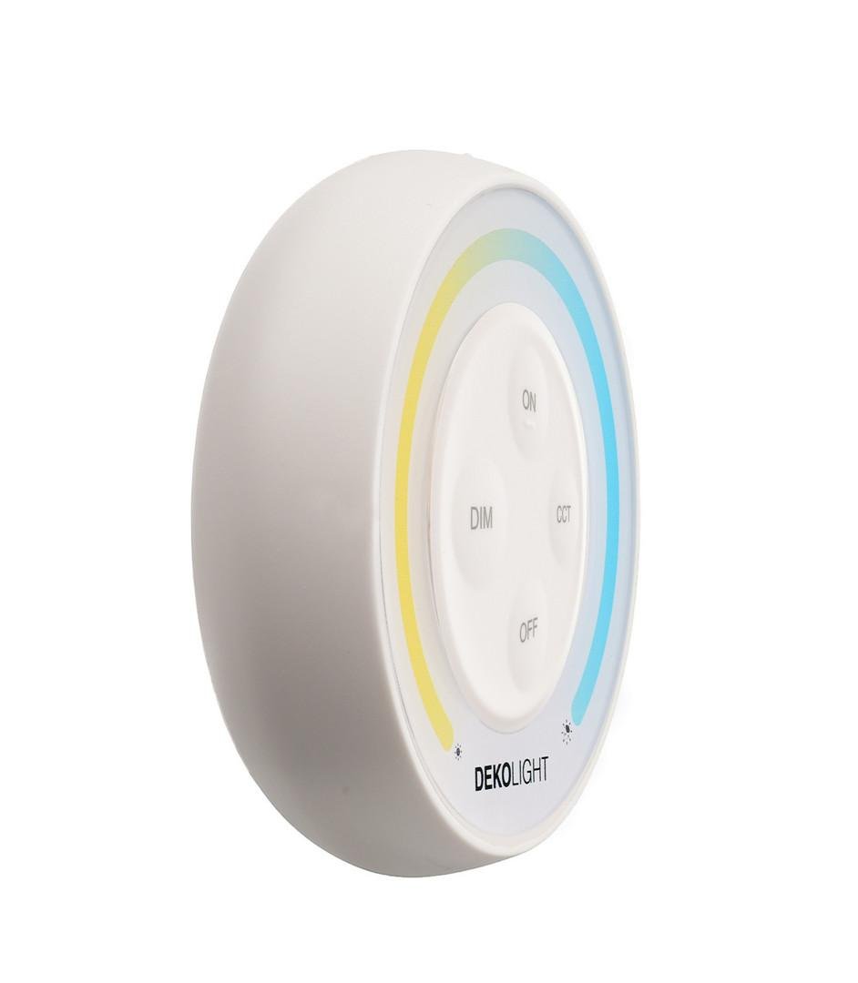 Obrázek produktu Deko-Light RF-smart, dálkové ovladání, bílá, 1 zóna, Single/CCT, IP20 - LIGHT IMPRESSIONS 3 Obrázek produktu Deko-Light RF-smart, dálkové ovladání, bílá, 1 zóna, Single/CCT, IP20 - LIGHT IMPRESSIONS 3