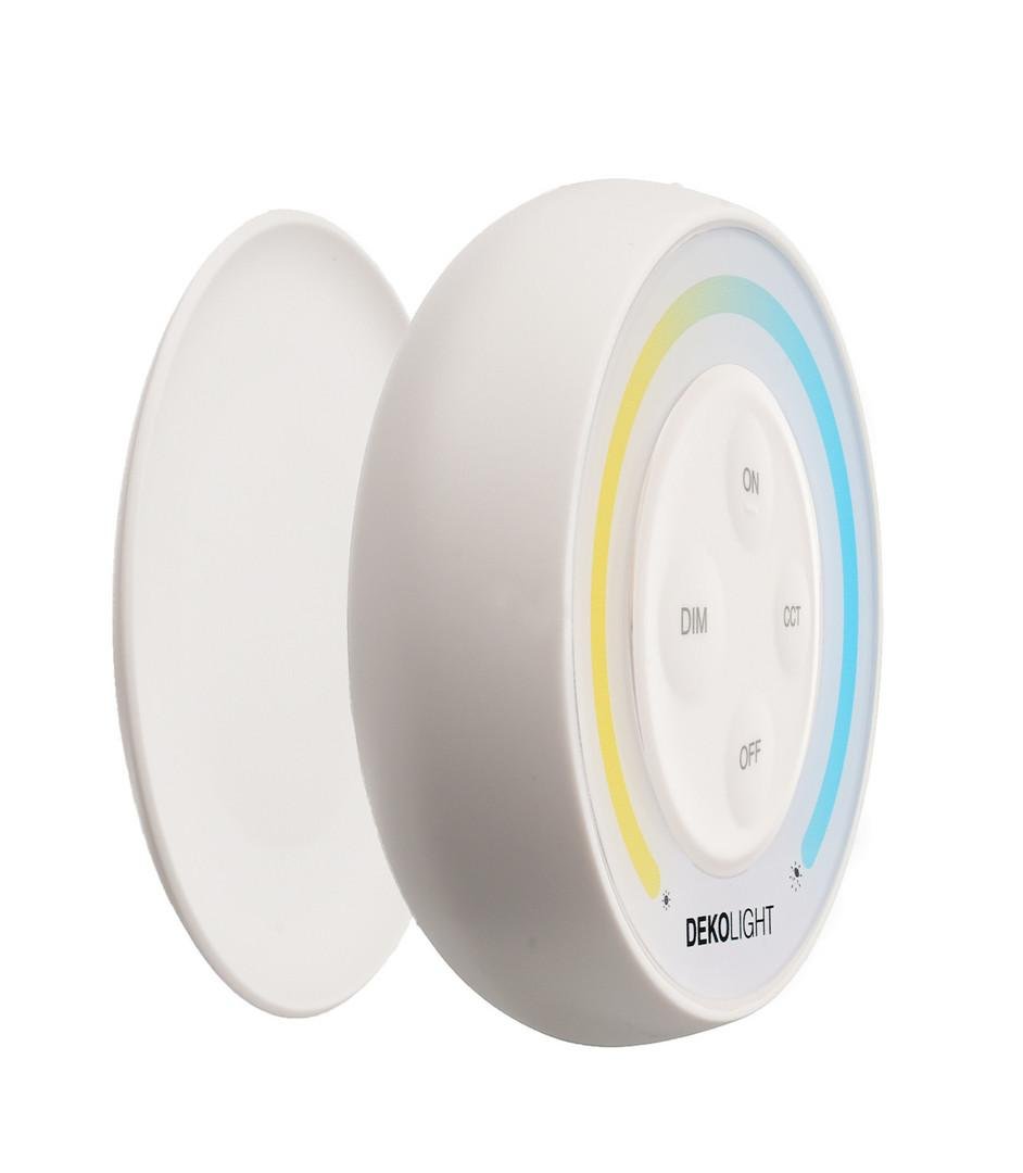 Obrázek produktu Deko-Light RF-smart, dálkové ovladání, bílá, 1 zóna, Single/CCT, IP20 - LIGHT IMPRESSIONS 4 Obrázek produktu Deko-Light RF-smart, dálkové ovladání, bílá, 1 zóna, Single/CCT, IP20 - LIGHT IMPRESSIONS 4